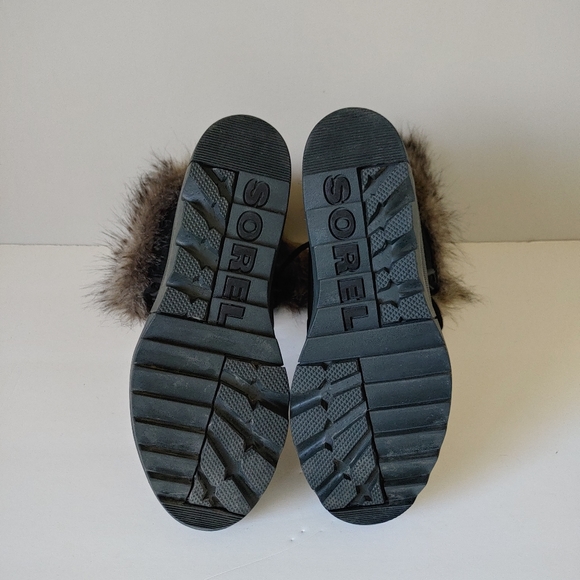 Sorel Joan of Arctic Next Boots Fur Lined Leather Black Size 9.5 Insulated Snow - Picture 15 of 16